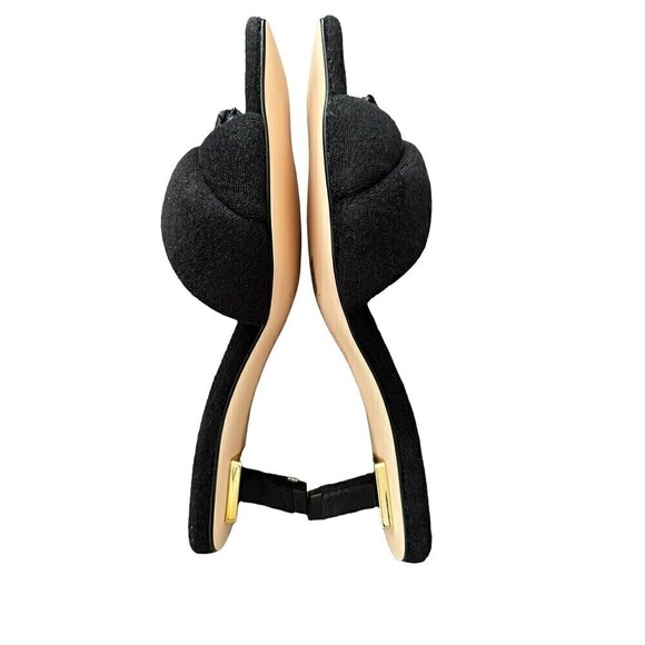 Good American Women's Black Terry Kickstand Low Heel Slide Sandals NWOB size 7.5 - Picture 6 of 6